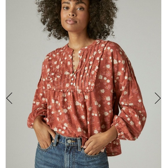 Lucky Brand Tops - LUCKY BRAND BLOUSE. Size- XL